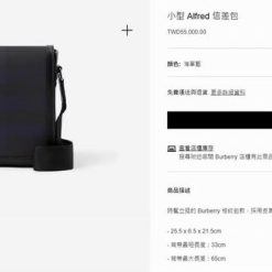 버버리 80741071 25.5X6.5X21.5cm
